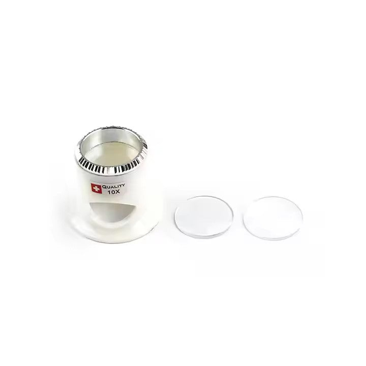 Professional 3-in-1 5X 10X 15X Magnifying Glass Essential Wristwatch Repair Tools & Parts
