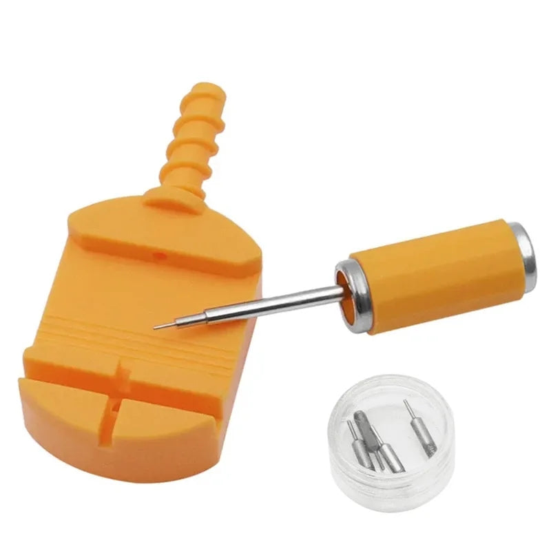 Watch Repair Tool Set Watch Link Band Slit Strap Bracelet Chain Pin Remover Adjuster Tool Kit for Professional Watchmak