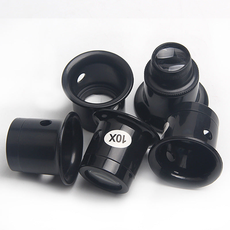 Watch Repair Tools 5x 10x 15X 20X Magnifying Glass Eyepiece Eyeglass Eyeglass Clip-on Magnifier Watch Repair Magnifier