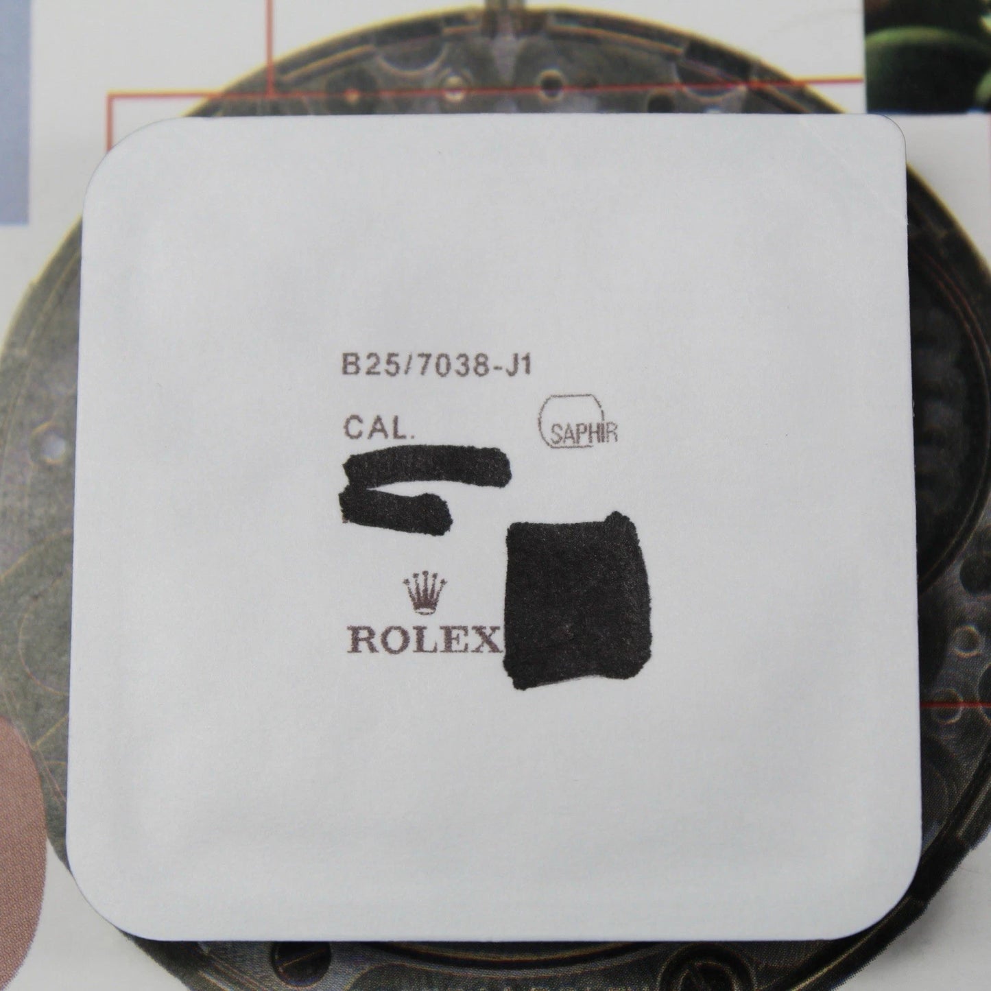 Rolex Sapphire Crystal 25-7038-J1 Sapphire Glass 7038 Boys Lady Medium 31mm-