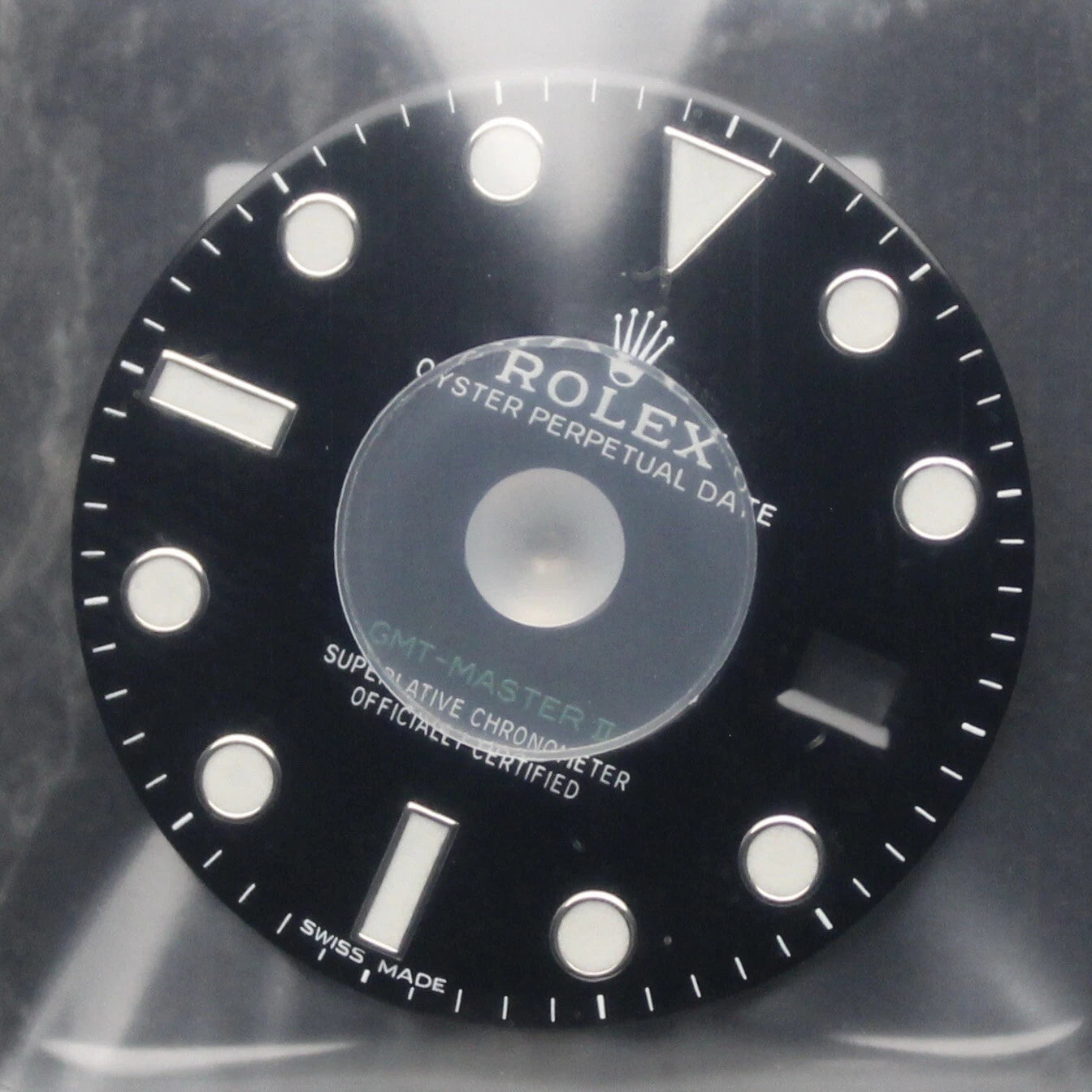 NEW Rolex 13-116718-120 GMT Master II Dial NEW Rolex 13-116718-120 GMT Master II Dial 116710LN Chromalight 3186Chromalight 3186