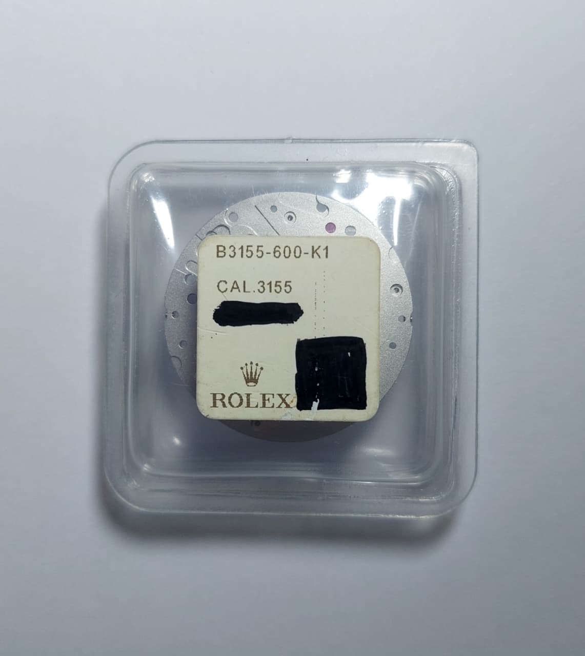 Genuine Rolex 3155-600 Date Indicator Seating | New Sealed Original Part